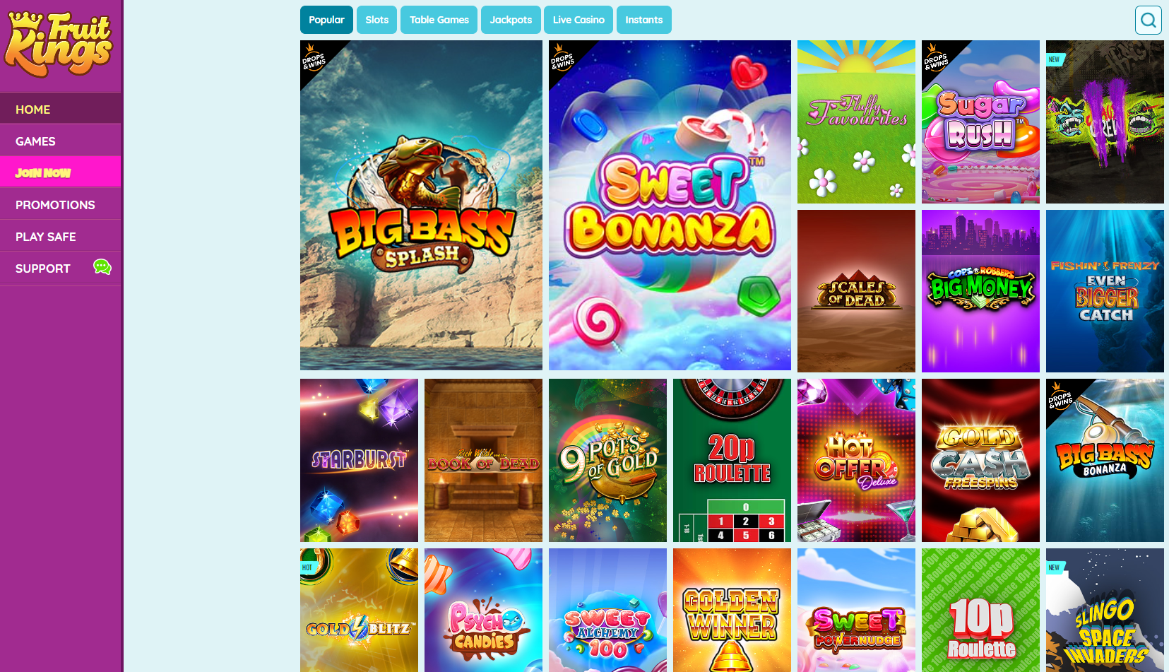 Fruitkings casino review