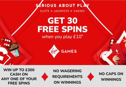 Virgin Casino Bonus Code 2025 and Games: 30 Spins or £50 Bingo Tickets