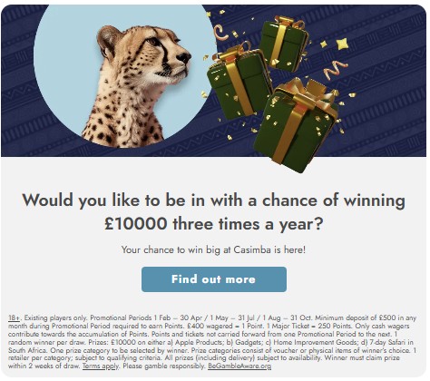 win big at Casimba