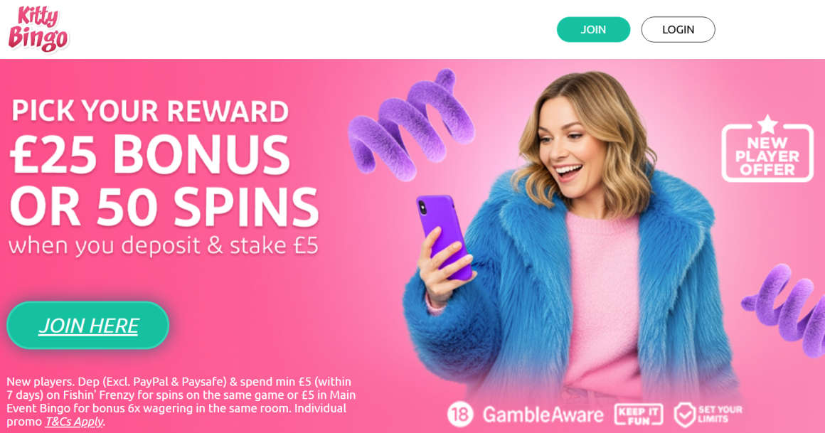 Kitty Bingo Promo Code and Bonus