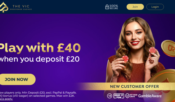 The Vic Casino Bonus Code UK