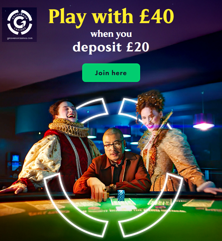 Grosvenor Casinos Free Spins Code and Bonus