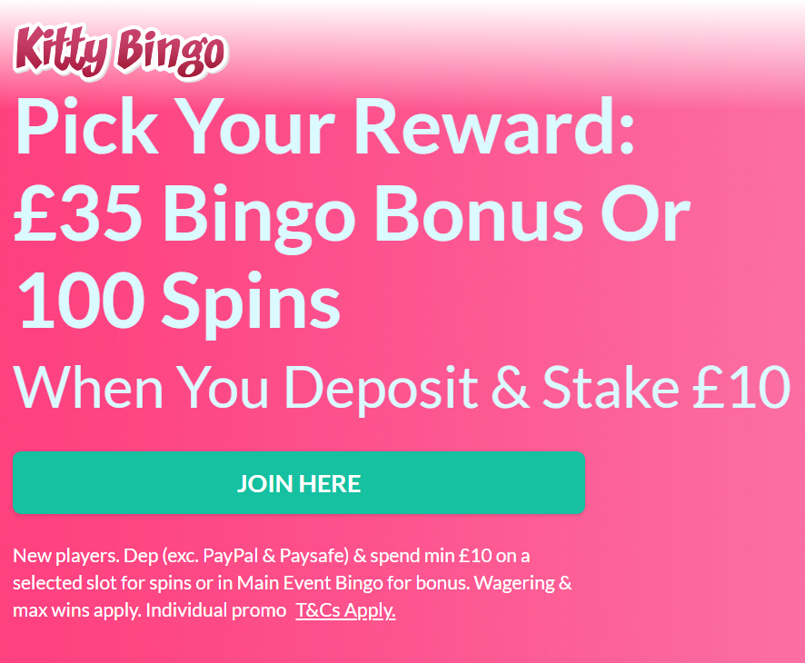 Kitty Bingo Promo Code and Bonus