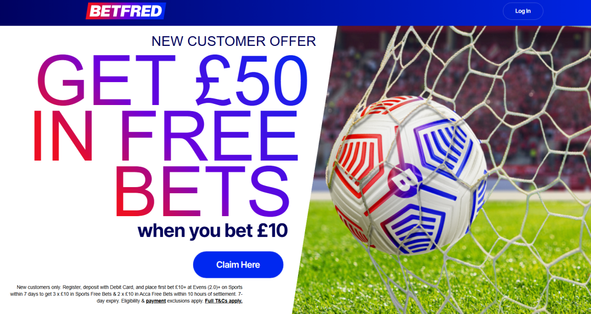 betfred betting free bet bonus