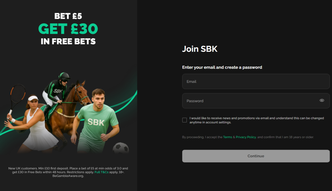 SBK app free bet bonus
